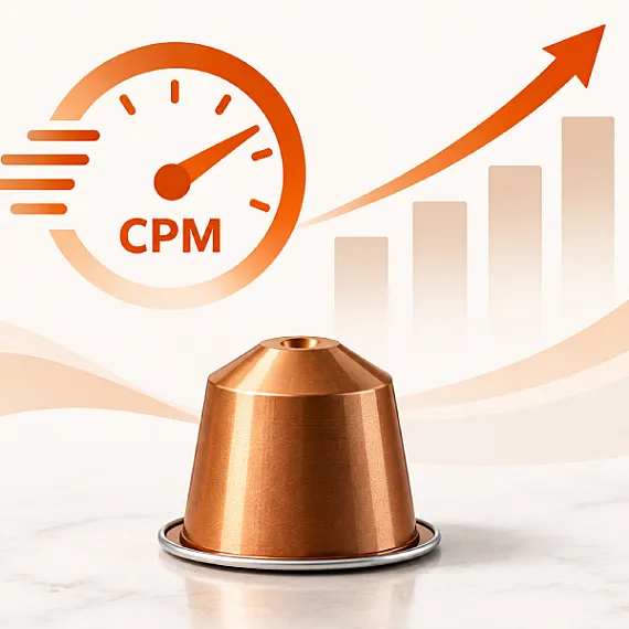 How many coffee capsules can a filling machine actually produce per minute?