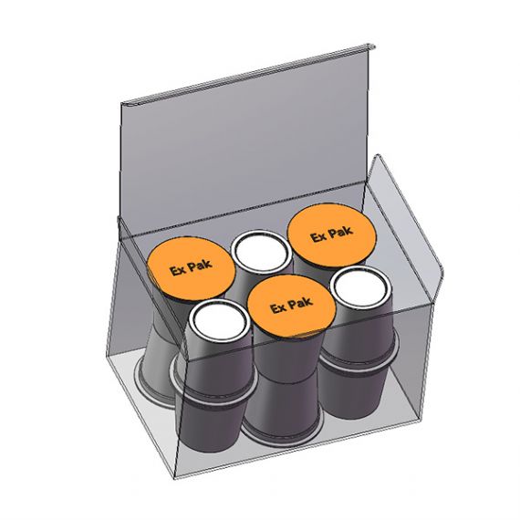 Caja de cartón de papel Kcup 12ct - 12CT