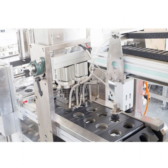 Linear 2 Lane K Cup Coffee Capsule Filling Machine - CP5002KCP5004K