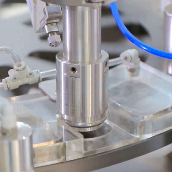 High speed rotary machine for filling and sealing K Cups - CR90