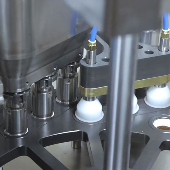 High Speed Rotary Three-lane K-cup Filling Machine - CRM70K