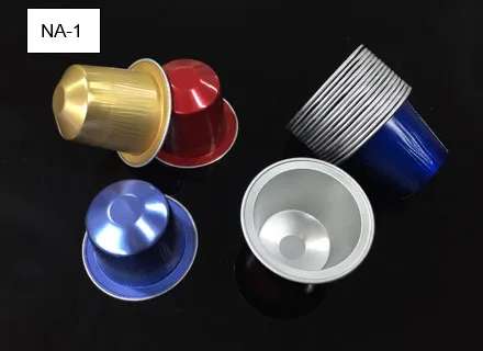 Aluminium Made Nespresso Coffee Capsules