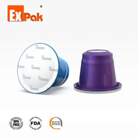 Cápsula de café de plástico Nespresso con fondo de aluminio - BA4