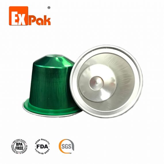 Cápsula de café de aluminio Nespresso con anillo de goma - NA2